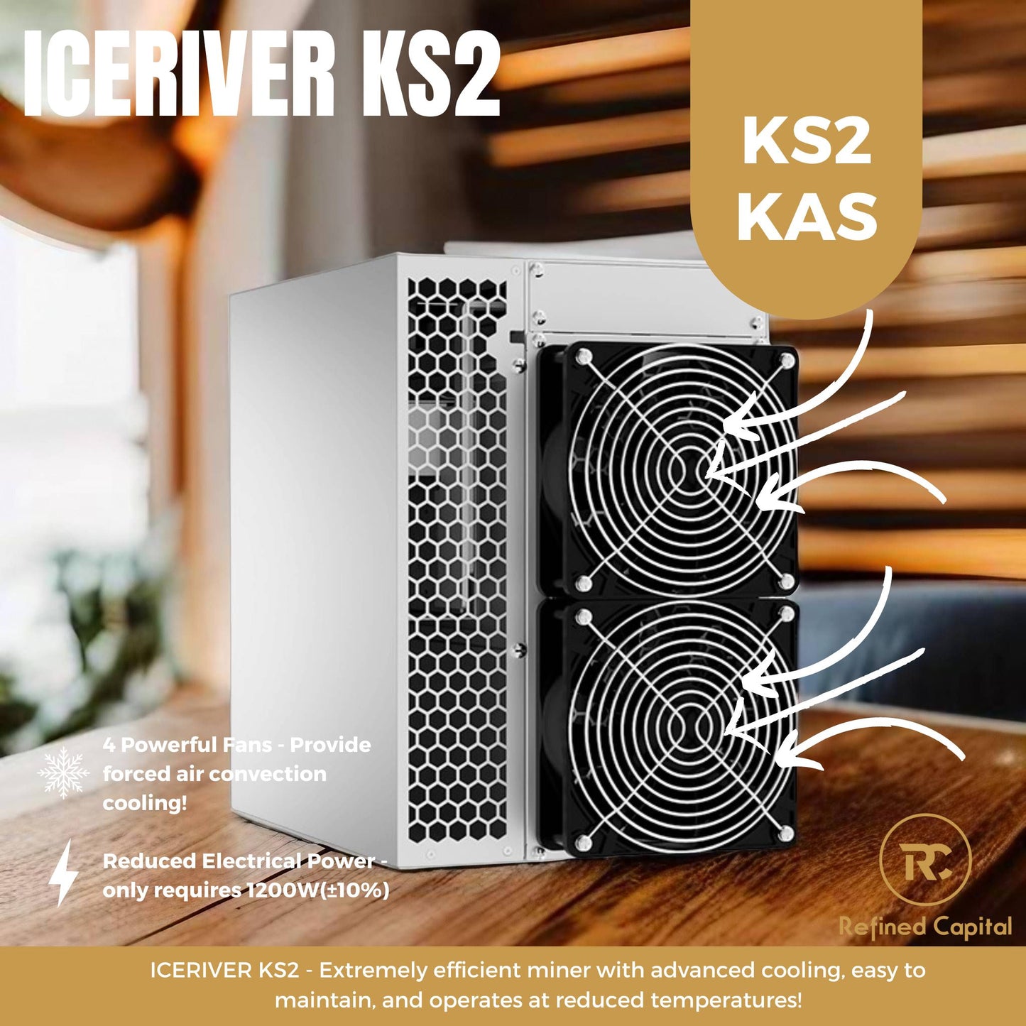 IceRiver KS2 2TH/s Kaspa Miner