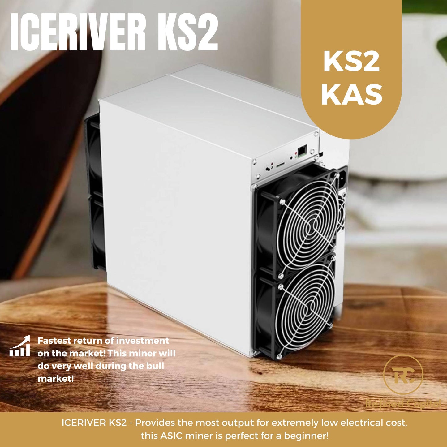 IceRiver KS2 2TH/s Kaspa Miner