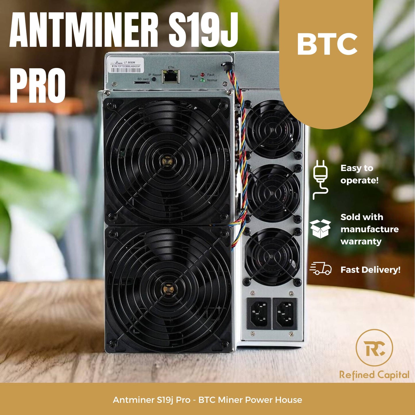 TUNED Antminer S19J PRO - Up to 130TH!